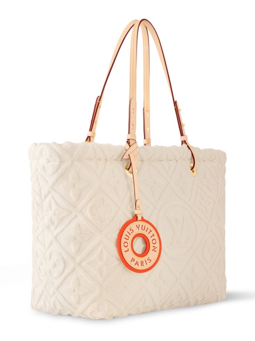 NEW Louis Vuitton Cream LVacation Tote - Picture 2 of 3